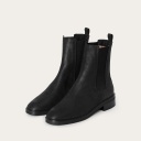 Arava Chelsea Boots, black nubuck